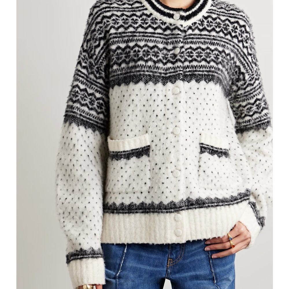 Altuzurra Forster Fair Isle merino wool-blend cardigan